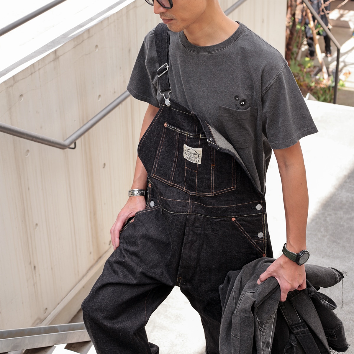 GBL】となりのトトロ Good On コラボポケット刺繍Tシャツ 中
